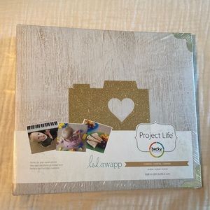 Project Life Album Heidi Swapp Gold Glitter Camera 💛📸